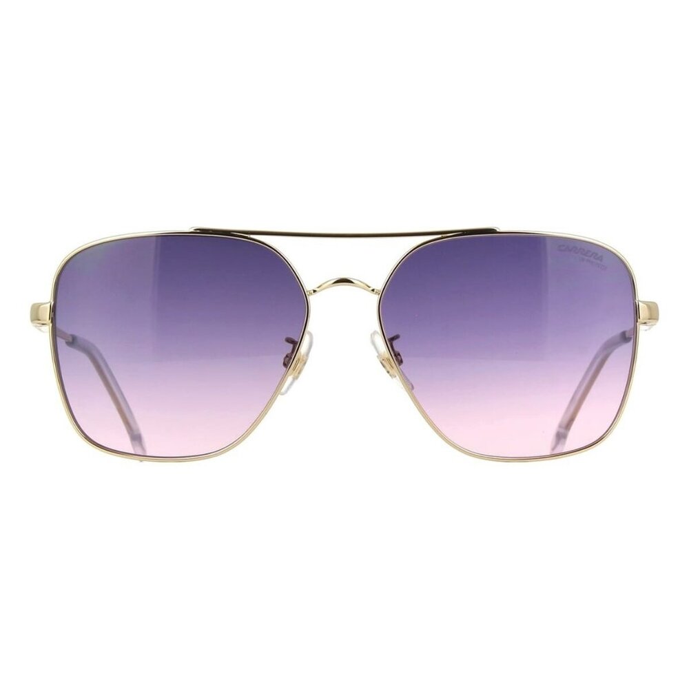 New CARRERA Gold Square 3019/S LOJO9 Sunglasses Women - Picture 2 of 4